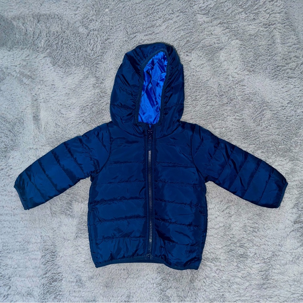 Carter’s Baby Boys Navy Light Puffer Jacket - 18 Months